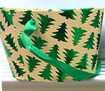 Gift bucket  with trees 